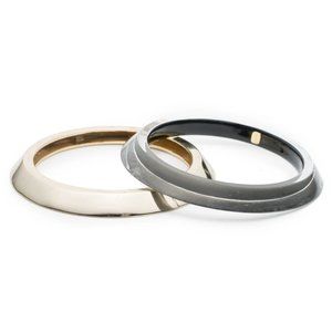 Angled Bangle Set Bracelet